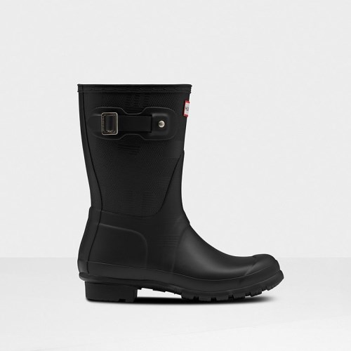 Hunter Original Exploded Logo Texture Short Wellies (J951T) Ireland
